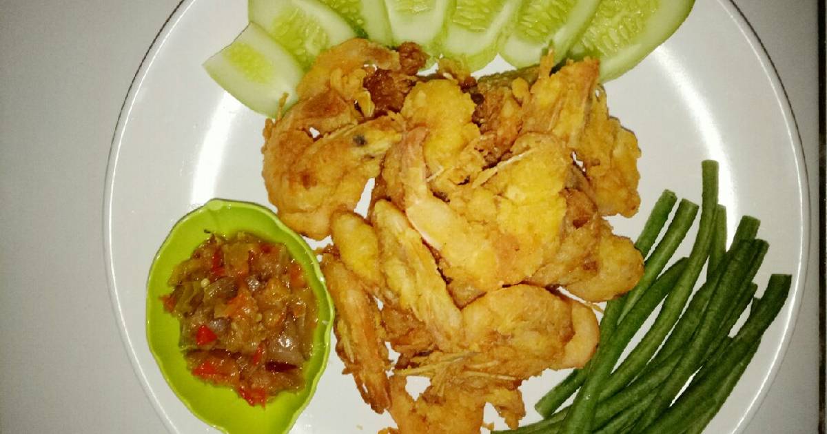 47 resep  udang goreng tepung kobe  enak dan sederhana Cookpad