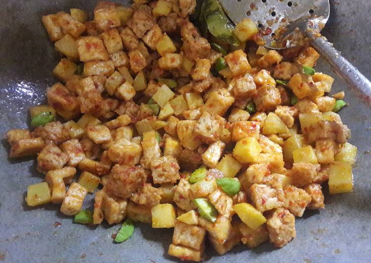 gambar untuk resep makanan Sambel goreng kentang tahu tempe