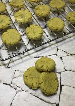 Green Tea Cookies (Kukis geprek)