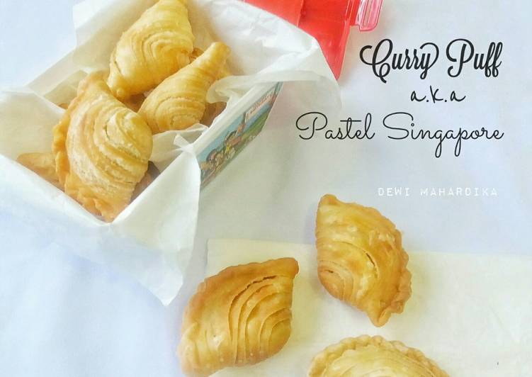 resep Curry Puff aka Pastel Singapura aka Karipap Pusing (Step by Step)