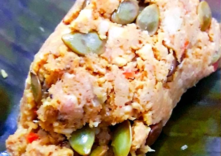 Botok Tempe Ikan Asin Jambal Roti Petai Cina foto resep utama