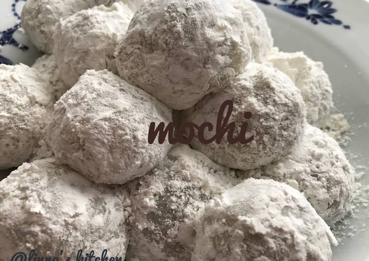 gambar untuk resep makanan Mochi Isi kacang Tanah/redbean