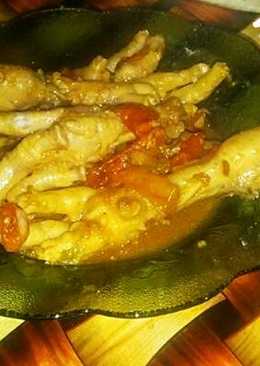 Ceker Ayam Masak Tomat Cabe Hijau