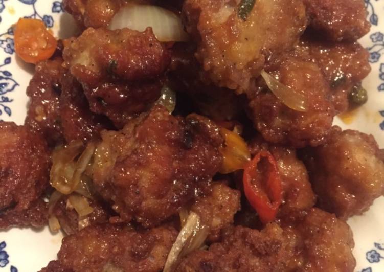 gambar untuk cara membuat Baso ayam asam manis pedas