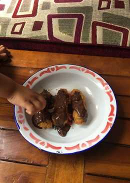 Pisang goreng ovomaltine