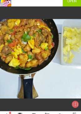 Ayam nanas bumbu padang