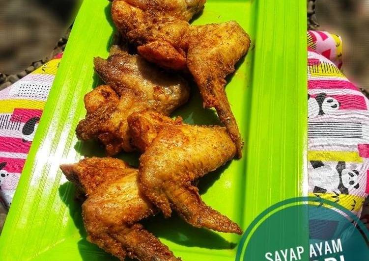 Resep Sayap Ayam Krispi #Keto@CP_recook Dari Siska Kurniaprima Szabo