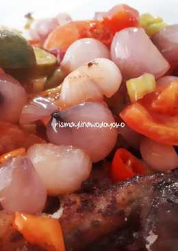 #bikinramadahanberkesan#28#ikan gabus siram sambal tumis