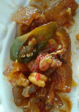 Tumis udang kikil