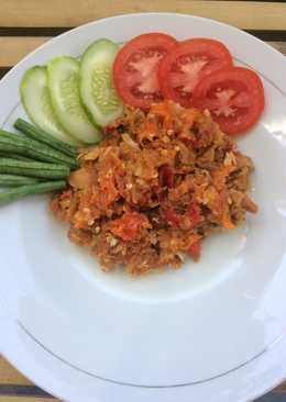 Ayam geprek kencur