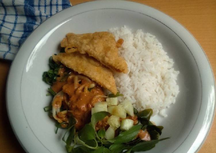 Nasi pecel ponorogo foto resep utama