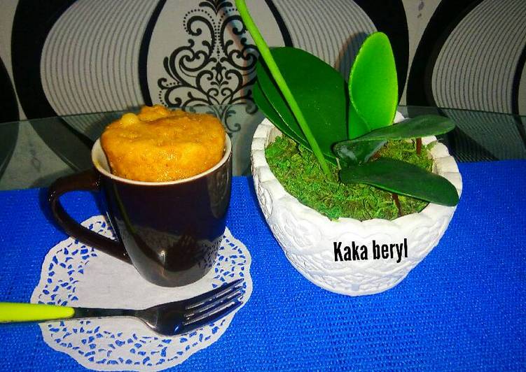 Resep Peanut butter mug cake Dari Kaka beryl @amrii_g2