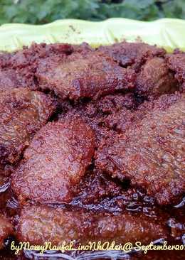 Rendang daging tradisional & tips memotong daging #kitaberbagi