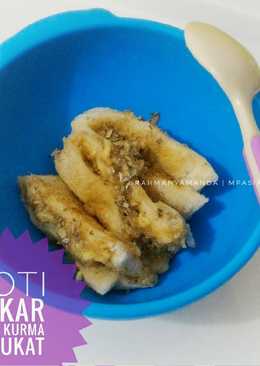 MPASI Roti bakar selai kurma alpukat