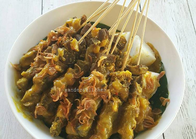 bahan dan cara membuat Sate lidah padang