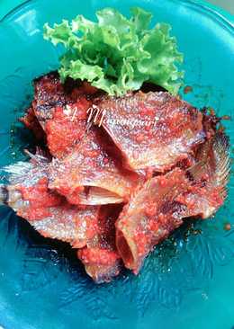 Balado ikan sepat asin ð