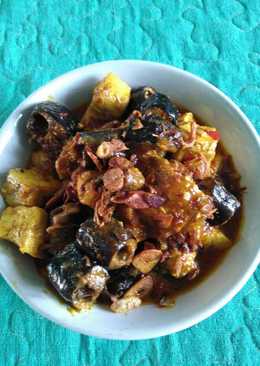 Belut tahu bumbu merah