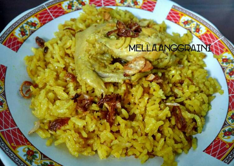 resep lengkap untuk Nasi ayam briyani