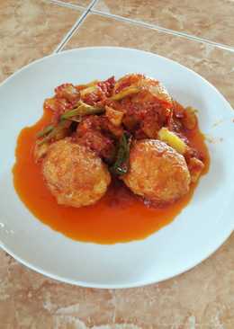 Sambal telur goreng kentang balado