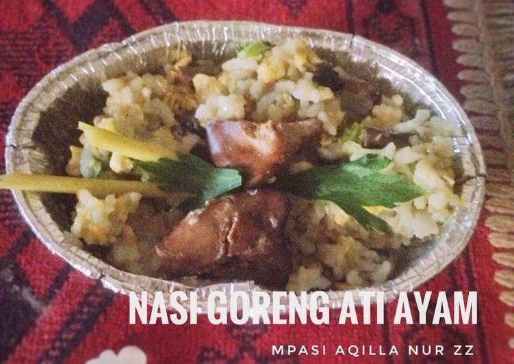 gambar untuk cara membuat Nasi goreng ati ayam mpasi 4*