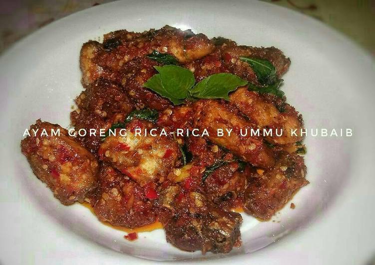 gambar untuk resep makanan Ayam Goreng rica-rica kemangi