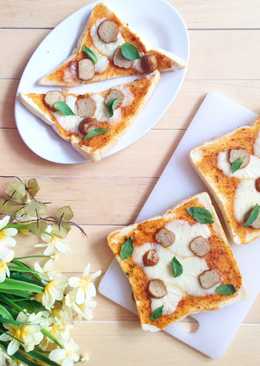 Roti Panggang Sosis Keju