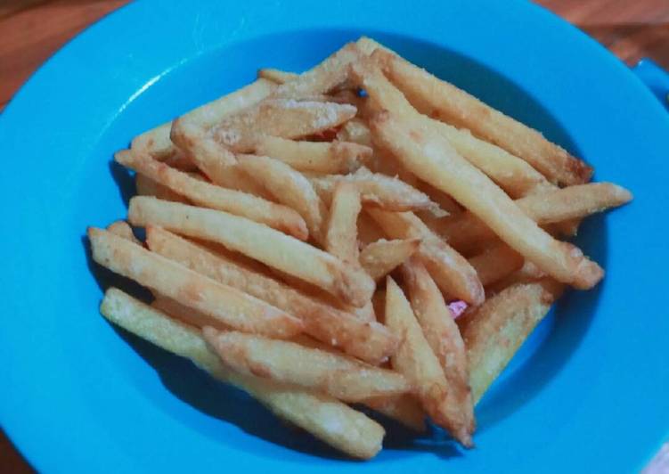 gambar untuk resep makanan French fries / kentang goreng ala KFC