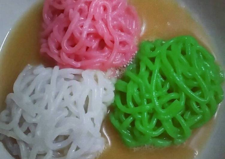 bahan dan cara membuat Kue Putu Mayang