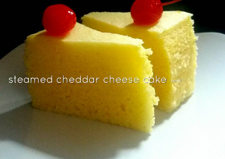 gambar untuk resep makanan Steamed Cheddar Cheese Cake
