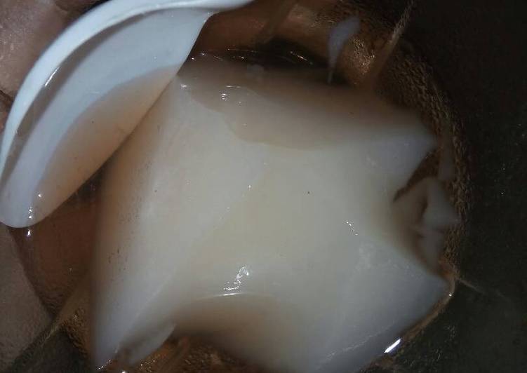 resep makanan SIPUD (Sirup Puding) / dawet jenang