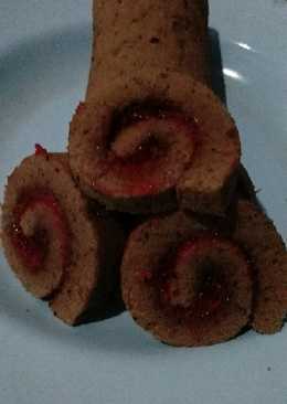 Bolu gulung coklat