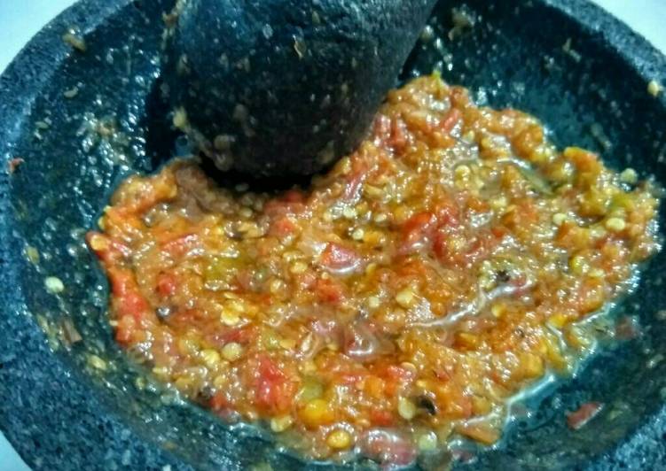 cara membuat Sambal Korek Rawit Kilat