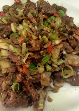 Sapi Gurih saos Pedas