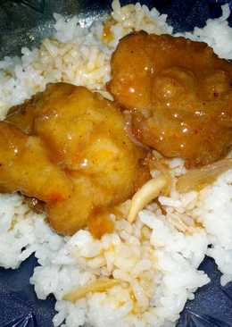 Ayam crispy saus mentega