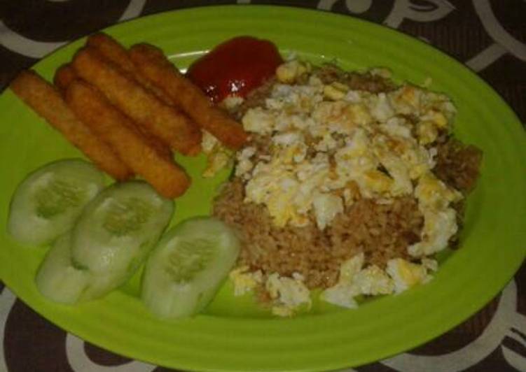 resep lengkap untuk Nasgor kornet Special