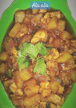 Semur Ayam vs Kentang