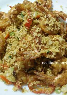 Udang goreng oat