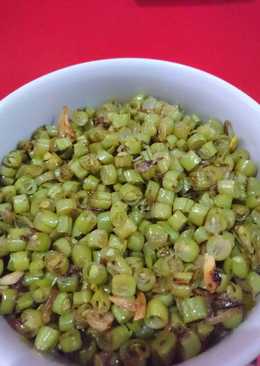 Tumis buncis kering paling simple sedunia