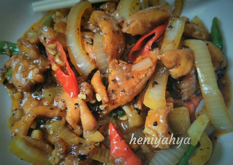 resep makanan Chiken Blackpepper