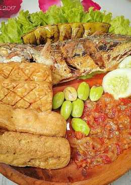 Kembung goreng sambal bawang