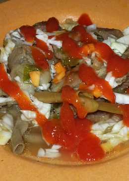 Sop tulang+daging kambing ala meida (anak kost)