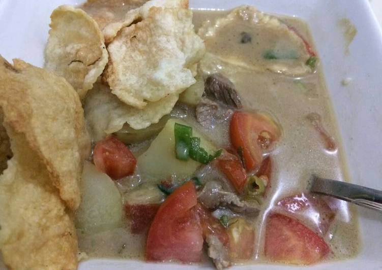 resep masakan Soto Betawi (resep mbak Sri Megawaty) ??