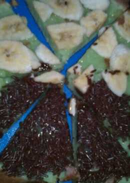 Martabak pandan pisang coklat