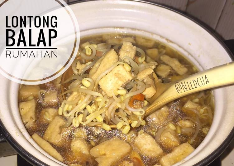 resep masakan Lontong Balap Rumahan