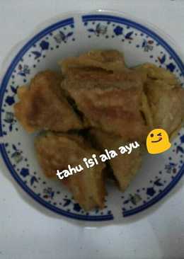 Tahu isi (baso + otak")