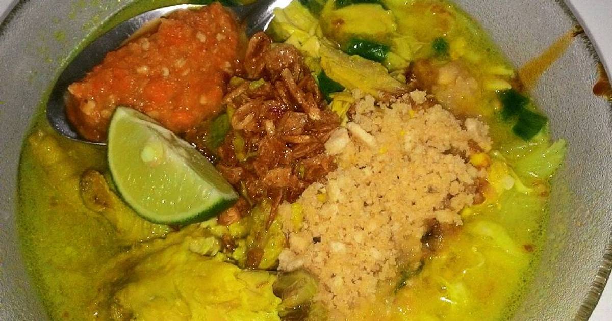 31 resep  soto ayam kaya abang2 kaya abang2 enak dan 