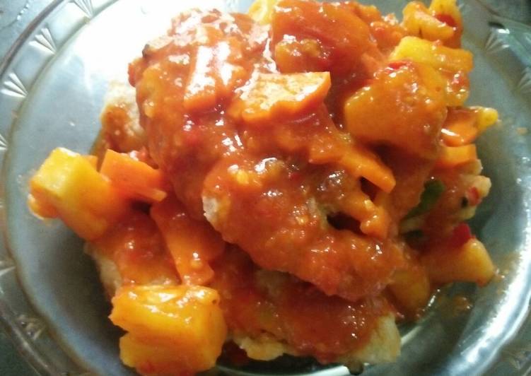 resep makanan Asam manis nenas udang gala top markotop