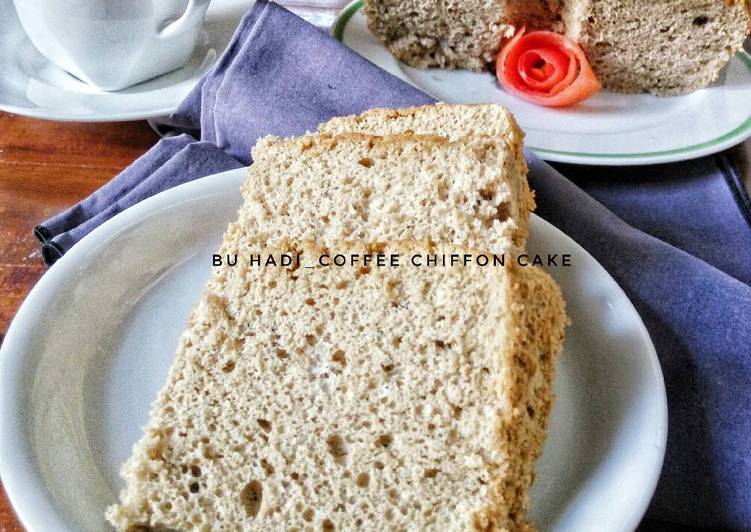 resep makanan Coffee Chiffon Cake