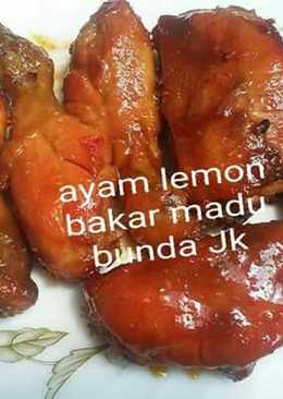 Ayam lemon bakar madu ala bunda jk