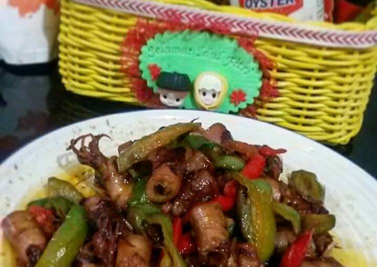 resep masakan Cumi asin cabe ijo